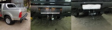 Фаркоп на Toyota Hilux 2005- (продажи в России с 2010-). Легкосъемный крюк, открытая балка Тип шара: E вырез в бампере: нет блок согласования: нет нагрузка: 3000 кг